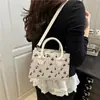 Moda Fresca y Elegante Cereza 2026 Nuevo Bolso de Mano Dulce de Gran Capacidad y Bolso Pequeño Cuadrado Cruzado de Moda para Mujeres