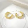 Pendientes Cao Shi de Diseño Geométrico Asimétrico Brillantes, Joyería Exquisita de Nicho Personalizada, Accesorios de Venta Caliente para Vestido de Noche
