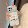 Aplicável à capa de celular oppofindx9s desenho animado novo com suporte x8 cobertura total fofa prato de jantar coelhinho pão