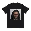 Camiseta Transfronteriza 180g Rapper Chief Keef para Presidente Moda Masculina Casual Manga Corta