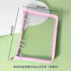 Envío Gratis A5 Transparente Hojas Sueltas Manual Multifuncional Bolsa con Cremallera Libro de Hojas Sueltas Simple Cubierta Suave de PVC Reemplazable