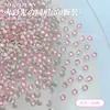 Rosa Fondo Plano Manicura Mini Pequeño Circonita Destello Joyería para Manicura Fondo Plano Forma Especial Diamante Manicura Diamante Portátil Uña Venta al por Mayor
