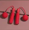 Corda de Pular Bola Grande Sem Molde Impressão de Logo Cor Personalizada Suporta Peso Rolamento Duplo Corda de Pular Treinamento Fitness Interno