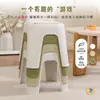 Taburete Antideslizante para Inodoro Infantil para Uso en Casa, Silla Baja, Escabel para Inodoro, Reposapiés de Baño, Taburete Pequeño para Baño, Plástico al por Mayor