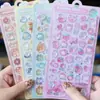 Pegatina de Animales de Dibujos Animados en Relieve Estéreo Diamante Decoración de Alto Valor Estilo Nuevo Pegatina Estética Linda de Niña Recompensa para Niños
