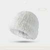 Gorro de punto de circunferencia de cabeza grande para mujer, otoño e invierno, nuevo gorro grueso y cálido con protección para las orejas, gorro de felpa, gorro de lana cálido de invierno para hombre