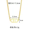 Colar Pig Nose Cor Dourado Areia Verão Luxo Leve Estilo Hip-Hop Personalidade Fashion Temperamento Joias Acessórios Yiwu Atacado