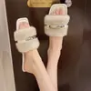 Pantuflas de Suela Plana Elegantes sin Cierre para Usar al Aire Libre, Versátiles, Ligeras, Casuales, Cómodas para Casa, Pantuflas Peludas, Nuevo Modelo para Primavera y Otoño 2026