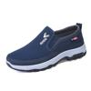 Venta al por mayor y al por menor zapatos de tela viejos de Beijing para hombre de suela blanda transpirables para padre de mediana edad antideslizantes para caminar para ancianos