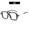 Gafas de sol de moda de doble puente transfronterizas, gafas de sol de celebridad en línea para mujeres europeas y americanas, gafas de sol para hombres 2024