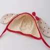 Sombreros Coreanos para Bebés Qiunan Primavera y Otoño Nuevos Lindos Sombreros con Protección para las Orejas para Niños y Niñas, Sombreros con Lazo, Sombreros para Bebés