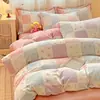 Conjunto de Quatro Peças para Quarto em Lã de Leite Espessa de Alta Qualidade Classe A Conjunto de Lã Quente Antiestático Tridimensional Esculpido de Lado Duplo de Inverno