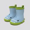 Botas de lluvia para adulto de tiburón, calzado de verano para mujer, suela gruesa antideslizante, botas de lluvia para niños, zapatos de goma impermeables lindos para padres e hijos