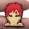 Naruto Caricatura Linda Diapositivas Calzado Charms PVC Goma Suave Accesorios para Zapatos Hebilla Decorativa Accesorios Venta al por Mayor