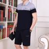 Traje esportivo de verão masculino shorts de manga curta roupa esportiva casual roupa esportiva masculina solta moda esportiva verão