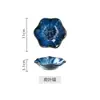 Nuevo Juego de Cuenco y Plato de Cerámica de Lujo Estilo Japonés para el Hogar, Diseño Creativo a Alta Temperatura para Uso Doméstico 8 pulgadas 5 pulgadas