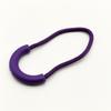 En stock PU protección del medio ambiente en forma de U cuerda de tracción ropa cuerda de tracción equipaje tirador pestaña inyección cremallera socio accesorios antideslizantes