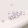 Acessórios de Patch Meio Redondo Colorido Transparente Gelo 5mm Costas Planas Acessórios para Brincos Presilhas de Cabelo Joias Atacado