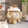Elefante fofo sala de estar mesa de cabeceira bandeja mesa de centro enfeites acessórios para casa sofá mesa lateral quarto infantil presente de inauguração