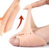Chanclas separador de dedos para juanetes pinza para pie solapamiento de dedos hueso del dedo gordo del pie almohadilla antiabrasión para antepié ortesis para uso diurno y nocturno