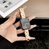 Correa de Acero Inoxidable con Hebilla de Mariposa en Forma de H Hermes Adecuada para Apple 11 S12 Samsung Huawei Xiaomi Pulsera Metálica