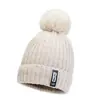 Chapéu de tricô infantil com forro de fleece, espessado, para outono e inverno, proteção para as orelhas e pescoço, para atividades ao ar livre, ciclismo, fabricantes femininos, atacado
