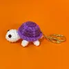 Crochet de Hilo de Dibujos Animados de Moda Tortuguita Decoración para el Hogar y el Coche Muñeca de Tortuguita Tejida Multicolor Transfronterizo