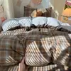 Conjunto de cama popular, ultrassuave e fofo de quatro peças, incluindo um conjunto de capa de colchão de três peças (Grau A, adequado para bebês e crianças pequenas), e lençóis e lençóis de elástico para estudantes, disponível para dropshipping