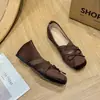Zapatos de tacón interior estilo coreano con lazo, boca poco profunda, para mujer, nuevos 2026, bailarinas de satén, zapatos para ir al trabajo, Mary Janes