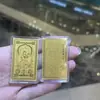 Pegatina dorada para teléfono móvil de oro de 999, ocho santos patrones, oro, 12 signos del zodíaco, año de esta vida, amuleto de Buda de esta vida, pegatina para teléfono móvil