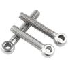 Perno Giratorio de Acero Inoxidable 304 Tornillo Ojo de Pez con Agujero Tornillo Giratorio Ojo de Oveja Tornillo Giratorio Ojo de Pez M5M6M8