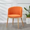 Juego de mesa y sillas de comedor de imitación de madera maciza nórdica, mesa redonda creativa de ocio minimalista moderna para apartamentos pequeños, sillas para cafetería