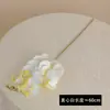 Buquê de flor de orquídea borboleta artificial com sete cabeças, impresso em 3D, com aparência de filme, para decoração de cenários, decoração de hotéis e como elemento decorativo para orquídeas dançantes