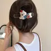 Pinza para el Cabello que No Lastima la Cabeza, con Borde de Nácar, para Mujeres, con Acabado de Lujo, Pasador Curvo para la Parte Posterior de la Cabeza, Tamaño Grande, Pinza de Pico de Pato de Corona Alta