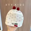 Gorro de Algodón Puro para Recién Nacido, Gorro Fino de Primavera y Otoño para Bebé, Lunares con Lazo, Sin Costuras, Protección para la Cabeza de Bebé, Gorro para Fontanela