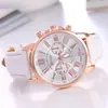 Reloj para Mujer Aliexpress Geneva Esfera de Tres Ojos Números Romanos Venta al por Mayor Dropshipping