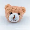 Chaveiro de urso fofo com cabelo cacheado estilo coreano, broche, acessório de cabelo, joias DIY feitas à mão, acessórios de vestuário, atacado