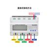 Medidor de energía eléctrica multifunción monofásico trifásico transfronterizo 485 con comunicación Modbus función prepago
