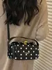 Bolso de Mano de Verano 2026 Nuevo, Elegante y Sencillo, de Alta Gama para Mujer, Bolso Cruzado de Hombro con Lunares de Moda Único