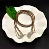 Joias de aço inoxidável corda de nylon colar pingente pingente pulseira corda acessórios pingente de moda pingente corda