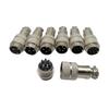 Conector macho de aviación niquelado con aguja de cobre GX16 de 2 a 8 núcleos para batería de litio, puerto de carga para coche de equilibrio