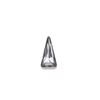 Joias de diamante para unhas em formato de triângulo pontudo longo cor mágica degradê diamante pontudo de formato especial decorações de unhas DIY para fototerapia