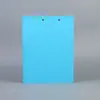 Pasta de mercadorias em estoque com clipe duplo A4 de plástico para escritório, espessa, clipe de arquivo de escritório, forte para dados, estudante, pasta para provas