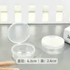Caja de Almacenamiento para Esponja de Cojín de Aire PP Tapa abatible Caja Redonda Vacía Esponja tipo Malvavisco a Prueba de Polvo Herramienta de Maquillaje Portátil Caja de Plástico