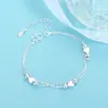 Venta al por mayor del fabricante Nueva Moda Fresca de Tendencia Joyería de Celebridad de Internet para Mujeres, Pulsera de Doble Capa con Efecto Arena Planeta Soñador Chapada en Plata