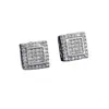 Pendientes de Moda de Venta Caliente Transfronterizos de Amazon, Estilo de Celebridad de Internet Moderno y Único, Pendientes Punk Hip-Hop Europeos y Americanos con Circonia Completa