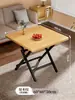 Mesa Plegable para Apartamentos Pequeños, Mesa Plegable Simple para Viviendas de Alquiler, Mesa de Comedor Portátil, Mesa de Comedor para Puestos Exteriores, Mesa Pequeña para Comer