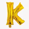 Globo de aluminio de cuerpo delgado de 16 pulgadas, letras pequeñas en inglés A-Z, para venta al por mayor transfronteriza, decoración de cumpleaños, boda, sala de bodas