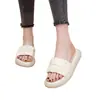 Pantuflas de Piel Suave para Mujer, Nuevo Estilo Verano 2026, Suela Gruesa Plana, Suela Suave Estilo Hada, Antideslizantes, Adecuadas para la Playa