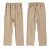 Calças de menino primavera e outono algodão puro uniforme escolar calças cáqui calças infantis calças casuais calças de terno calças